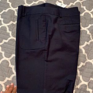 Navy High Waist Trouser